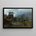 Warning of shipwreck - José Navarro y Llorens — framed artwork on a wall
