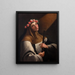 Heilige Roos van Lima - José del Pozo — ingelijst kunstwerk aan de muur