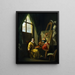 Self-portrait Painting - Josef Abel — framed artwork on a wall