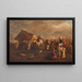 De paardenrover - Josef Berres von Perez — ingelijst kunstwerk aan de muur