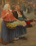 Bruidsmeisje - Josef Engelhart — weergave van het kunstwerk