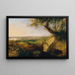 View of the main city and residence of Vienna from the viewpoint near Nussdorf - Josef Fischer — framed artwork on a wall