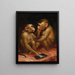 Monkey Business - Josef Heimerl — ingelijst kunstwerk aan de muur
