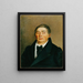 Portret van een heer - Josef Hölzl — ingelijst kunstwerk aan de muur