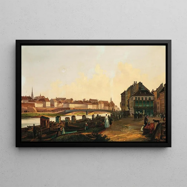 Josef Jonas - Vienna a View of the Ferdinandsbrcke.webp