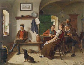 Josef Kinzel - In der Bauernstube.webp