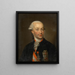 Leopold II Habsburg-Lorraine Archduke of Austria rmdt Emperor Portrait of Emperor Leopold II - Josef Kreutzinger — framed artwork on a wall