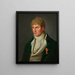 Heinrich Josef Collin dichter - Josef Lange — ingelijst kunstwerk aan de muur