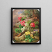 Flowers of the Alps - Josef Lauer — framed artwork on a wall