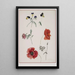 Flower Painting - Josef Lauer — framed artwork on a wall