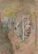 Landschap met bomen in Hruboskalsko - Josef Mánes — weergave van het kunstwerk