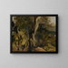 Studie van bos - Josef Navrátil — ingelijst kunstwerk aan de muur