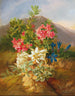 Alpine Flowers Painting - Josef Schuster — artwork view
