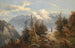 Berglandschap - Josef Thoma — weergave van het kunstwerk