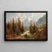 Scene of the Engadine - Josef Thoma — framed artwork on a wall