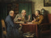 De conversatie van de geleerden - Josef Wagner-Höhenberg — weergave van het kunstwerk