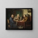 De conversatie van de geleerden - Josef Wagner-Höhenberg — ingelijst kunstwerk aan de muur