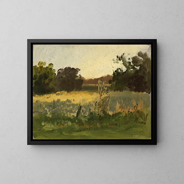 Aan de Simssee - Josef Wenglein — ingelijst kunstwerk aan de muur