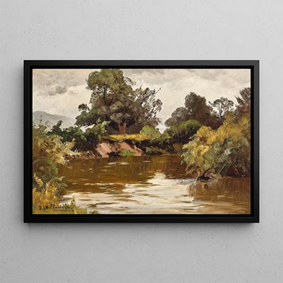Josef Willroider - A river landscape.webp