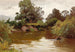 River landscape painting - Josef Willroider — artwork view
