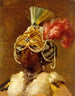 Sultane noire - Joseph Marie Vien — weergave van het kunstwerk