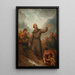 Saint Léonard faisant jaillir une source - Joseph Nicolas Jouy — ingelijst kunstwerk aan de muur