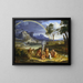 Landschap met Noë die een dankoffer brengt - Joseph Anton Koch — ingelijst kunstwerk aan de muur