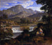 Watervallen in Subiaco - Joseph Anton Koch — weergave van het kunstwerk