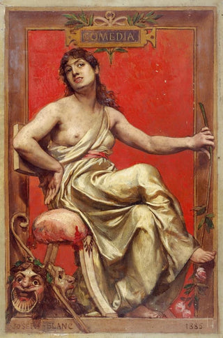 Joseph Blanc - Portrait de Julia Bartet 18541941 en allgorie de la Comdie.webp