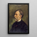 Portret van Émile Perrin (1814-1885) administrateur van de Comédie-Française - Joseph Blanc — ingelijst kunstwerk aan de muur