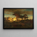 Vos oranje - Joseph Brunner — ingelijst kunstwerk aan de muur