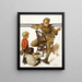 The history of the war of heroes - Joseph Christian Leyendecker — framed artwork on a wall