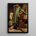 The rescue of Gismonda - Joseph Christian Leyendecker — framed artwork on a wall