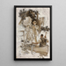 La voix dans le riz - Joseph Christian Leyendecker — framed artwork on a wall