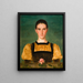 Portret van Anne Elizabeth Baker 1859-1947 - Joseph Edward Southall — ingelijst kunstwerk aan de muur