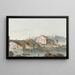 van een schilderij Vue d'un pont, Fribourg - Joseph Emmanuel Curty — ingelijst kunstwerk aan de muur