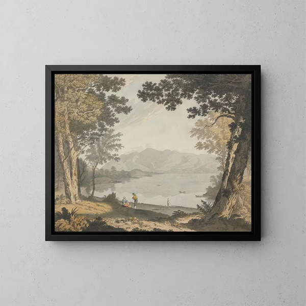 van Vue de Skiddaw et du Derwentwater - Joseph Farington — ingelijst kunstwerk aan de muur