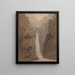 Cascade in het Lake District - Joseph Farington — ingelijst kunstwerk aan de muur