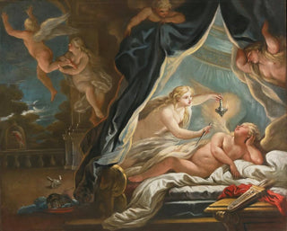 Joseph Goupy - Psyche discovering the sleeping Cupid.webp