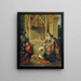 Sur la tombe de Walther von der Vogelweide - Joseph Hasslwander — framed artwork on a wall
