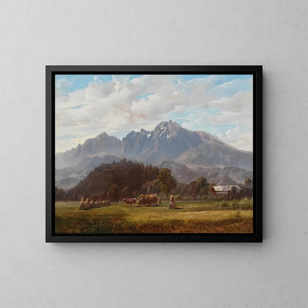 Gll - Joseph Heicke — ingelijst kunstwerk aan de muur