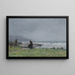 Een strand geblazen door de wind - Joseph Henderson — ingelijst kunstwerk aan de muur