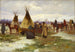 Cortège funèbre d'un chef corbeau - Joseph Henry Sharp — weergave van het kunstwerk
