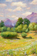 Landschap van de gletsjer Joseph Henry - Joseph Henry Sharp — weergave van het kunstwerk