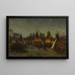 Schaduwen in de Nacht - Joseph Henry Sharp — ingelijst kunstwerk aan de muur