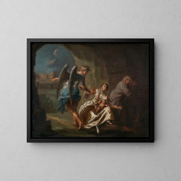 L'Ange de la Miséricorde - Joseph Highmore — ingelijst kunstwerk aan de muur