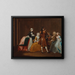 De familie Harlowe in Clarisse van Samuel Richardson - Joseph Highmore — ingelijst kunstwerk aan de muur