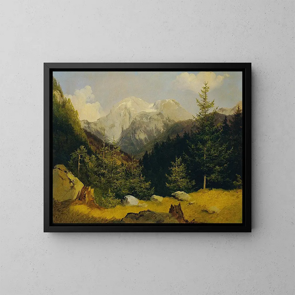 Le Haut Gll - Joseph Holzer — ingelijst kunstwerk aan de muur