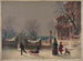 De eerste sneeuw - Joseph Hoover — weergave van het kunstwerk