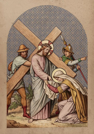 Joseph Hussenot - VI Une femme pieuse essuie la face de Jsus.webp